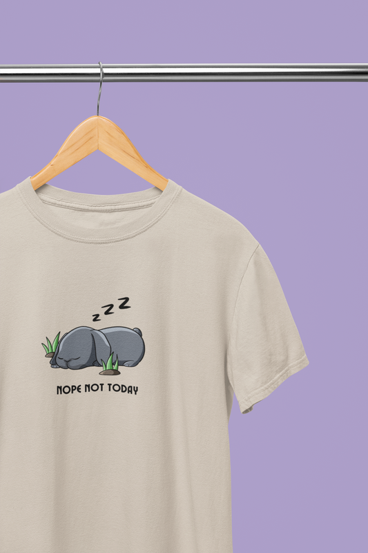 Nope Not Today Hugo Bunny T-shirt